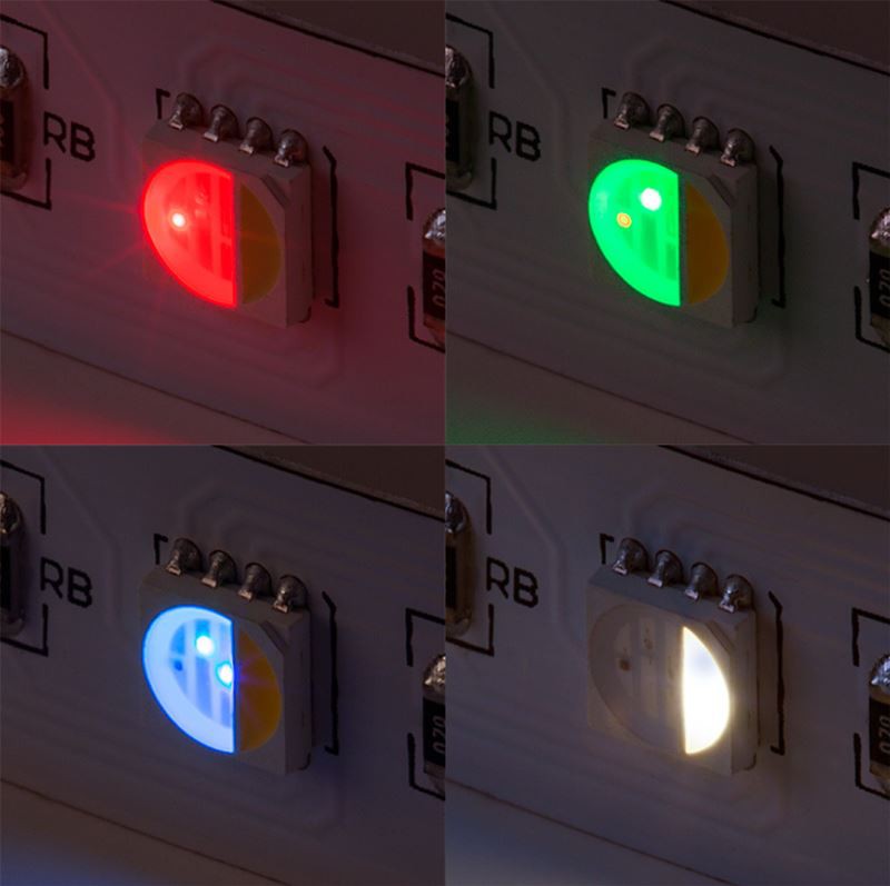 Cinta LED RGBW 4 en 1